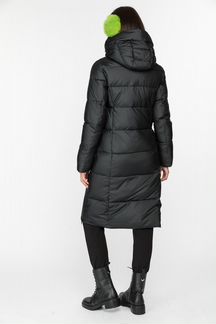 Длинный женский пуховик 21506 р.46