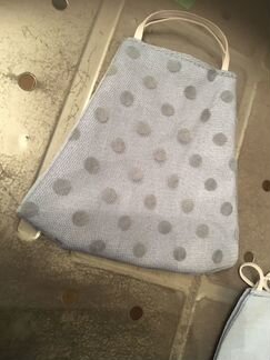 Маска анатомическая женская с гипюром