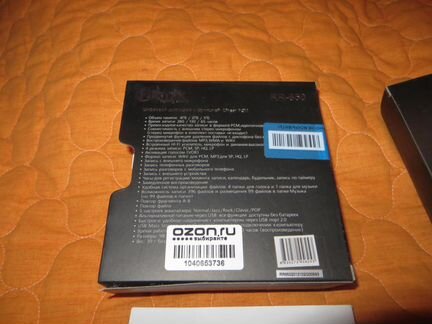 Новый цифровой диктофон MP3 плеер Ritmix RR650 2Gb