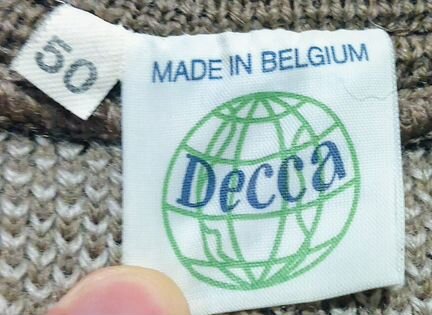 Кардиган мужской Decca, шерсть+замша, р50