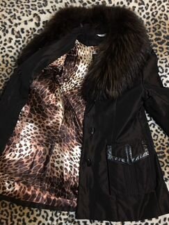 Куртка с натуральным мехом