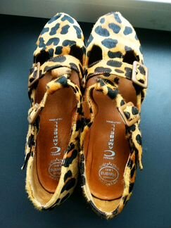 Леопардовые туфли Jeffrey Campbell на платформе