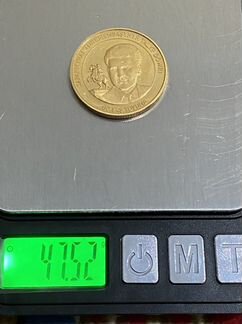 Золотая монета Турменистан