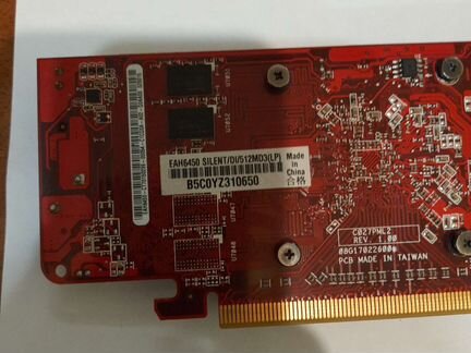 Asus radeon HD 6450 512 Мб DDR3 (EAH6450 silent