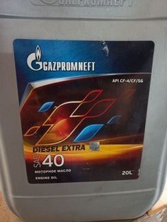 Масло SAE 40 Gazpromneft Diesel Extra API сf-4/CF