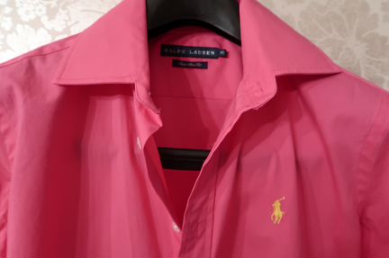 Рубашка новая Ralph Lauren, 44 размер, Розовая