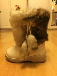 Зимние сапоги-унты натуральная кожа и мех