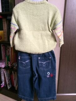 Кофточка и джинсики на 6-12 мес