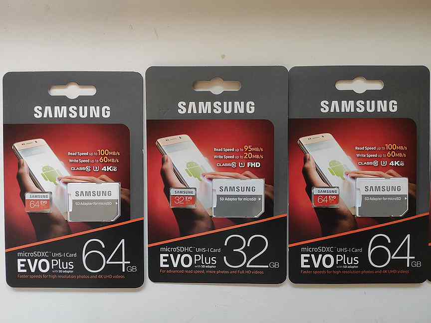 Карта памяти microsd 128gb samsung evo plus