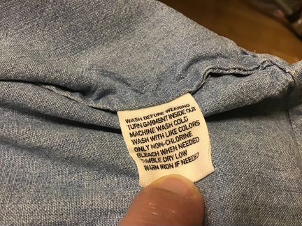 Блузка для дев. Джинсовая Ralph Lauren 6 лет