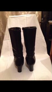 Сапоги кожа