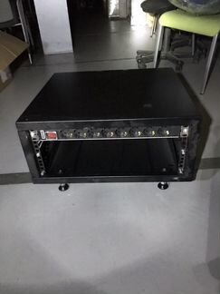 Шкаф стойка серверный 19 дюймов с блоком Hyperline