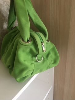 Сумка кожаная (замшевая)