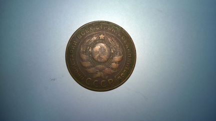 Монета 5 копеек 1924 года