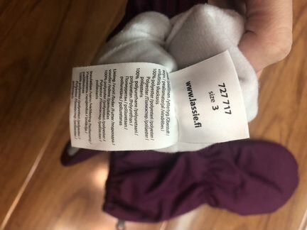 Lassie варежки р.3