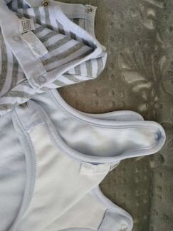 Плюшевый комбинезон и бодик на 6-9 мес