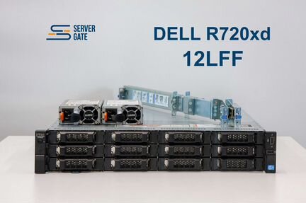 Сервер Dell R720xd 12LFF 2x E5-2695v2 512 GB