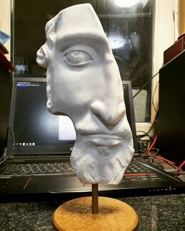 Скульптура Зевса.Фрагмент.Мрамор