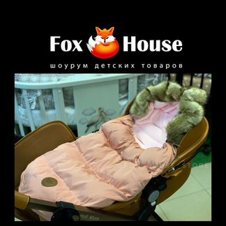 Конверт в коляску Dearest розовый