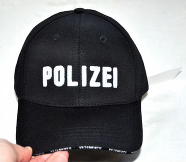 Кепка / бейсболка / Vetements / новая (черная)