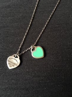 Колье Tiffany &Co сердечки