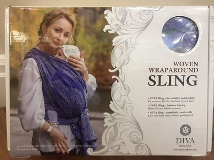 Слинг-шарф с рождения Diva Milano, Petrel