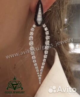 Роскошные серьги с бриллиантами
