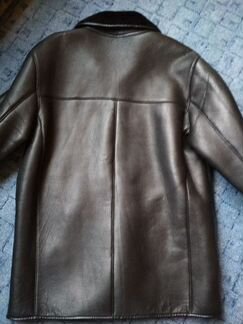 Дубленка натуральная чёрная