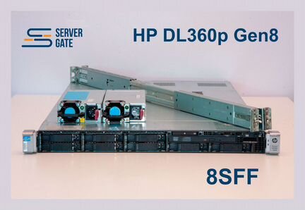 Сервер HP DL360p G8 2x E5-2650v2 32 GB