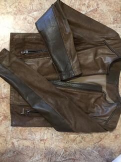 Кожаная куртка Guess