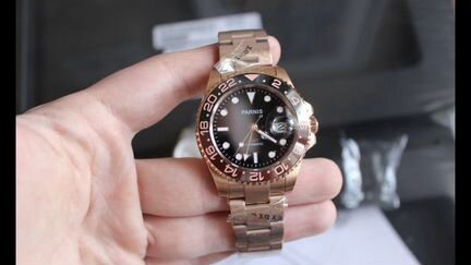 Новые часы Parnis submariner GMT
