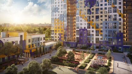 1-к квартира, 42 м², 3/25 эт.