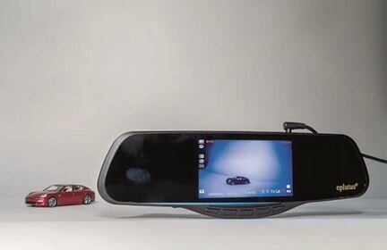 Авто видеорегистратор-зеркало с радар-детектором G