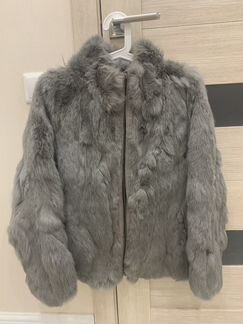 Теплый полушубок из кролика