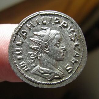 Монета Римская Империя - Филипп II Антониниан EF