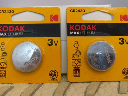 Батарейки Kodak Max Lithium CR2430 3V