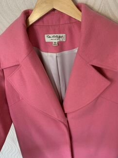 Пальто розовое 46