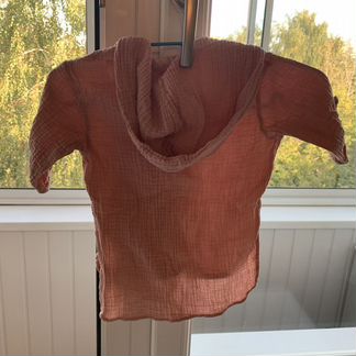 Туника пляжная из муслина на 6-9 мес