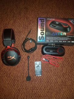 Hyperx cloud alpha и Creative Sound Blaster Omni S