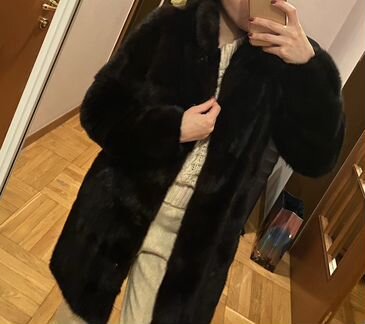 Норковая шуба в идеальном состоянии