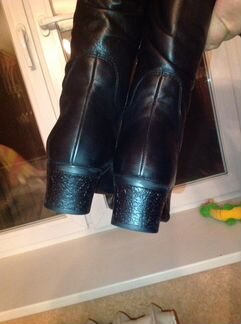 Сапоги кожаные р-р 38