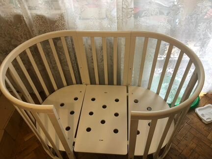 Кроватка трансформер Elipsbed с маятником