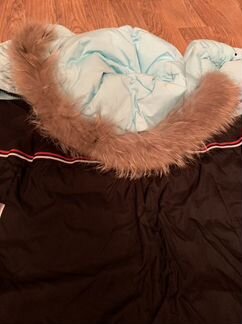 Зимнее пальто для девочки рост 146-150