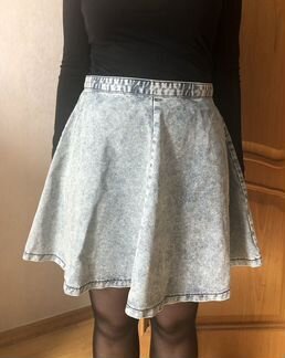 Джинсовая юбка-клёш Topshop