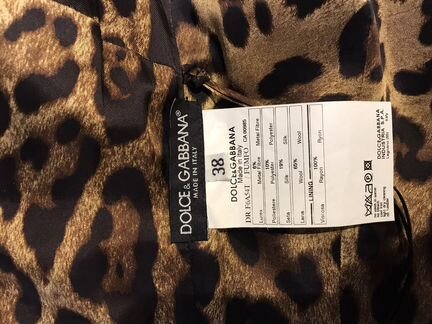 Платье Dolce & Gabbana оригинал, 1 линия
