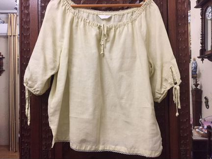 Кофта женская 50-52 лён дизайнерская