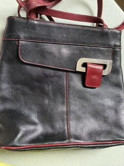 Кожаная сумка рюкзак