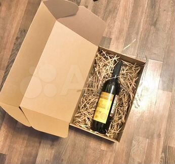 Коробка для бутылки (33х21х10). Новые