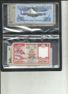 Альбом с иностранными банкнотами