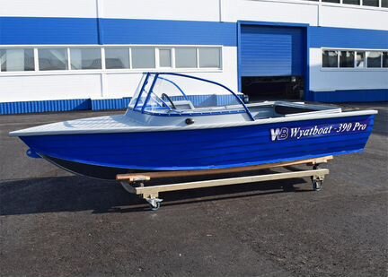 Новая алюминиевая моторная лодка Wyatboat 390 Pro